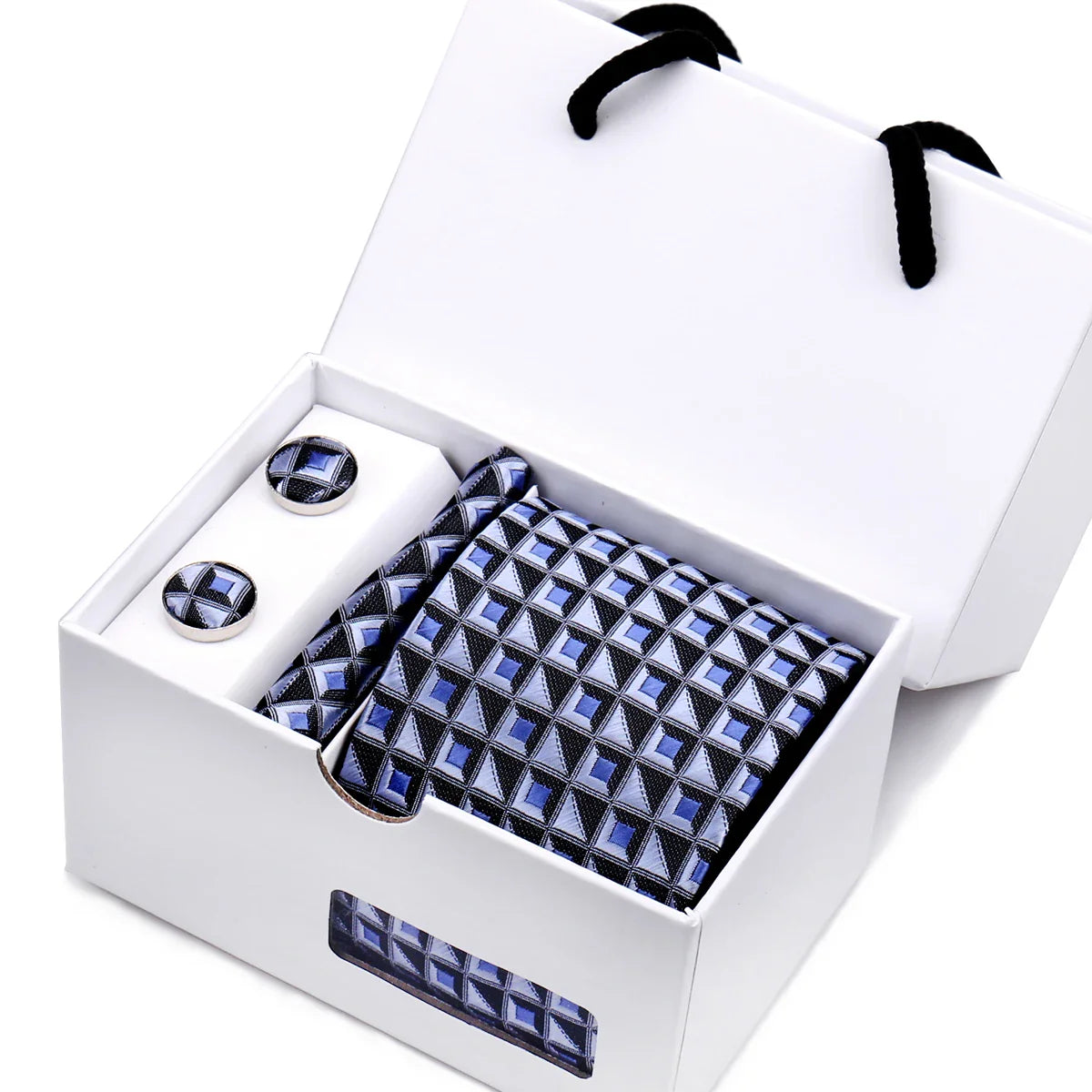 Mens Paisley Tie Gift Set With Box Valentines Gifts For Him