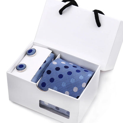 Mens Paisley Tie Gift Set With Box Valentines Gifts For Him