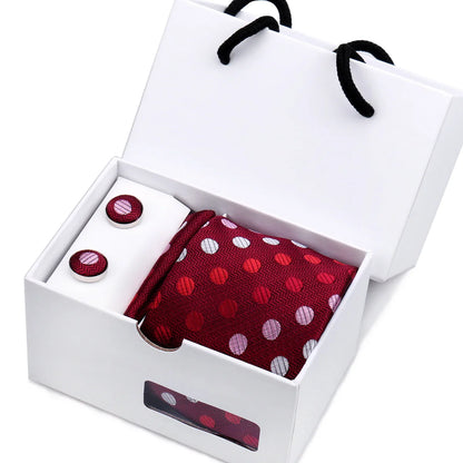 Mens Paisley Tie Gift Set With Box Valentines Gifts For Him