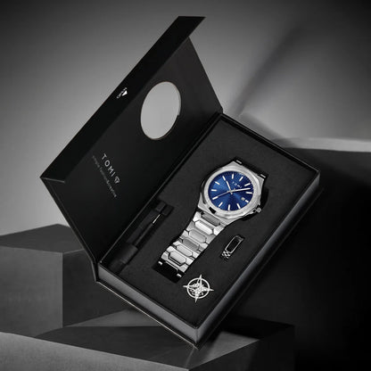 Luxury Rose Gold Men’S Watch Gift Box Set Valentines Gifts For Him