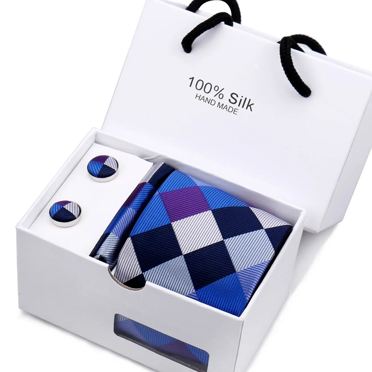 Mens Paisley Tie Gift Set With Box Valentines Gifts For Him