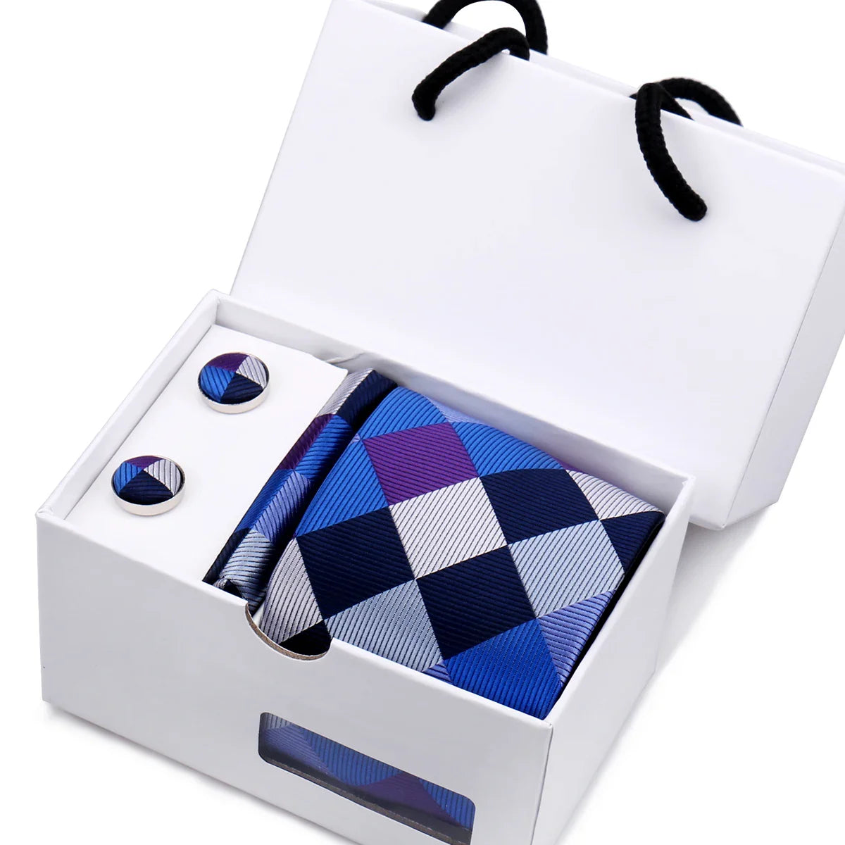 Mens Paisley Tie Gift Set With Box Valentines Gifts For Him