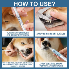 Pet Teeth Cleaning Pen - Pet Dog/Cat Teeth Cleaning Pen