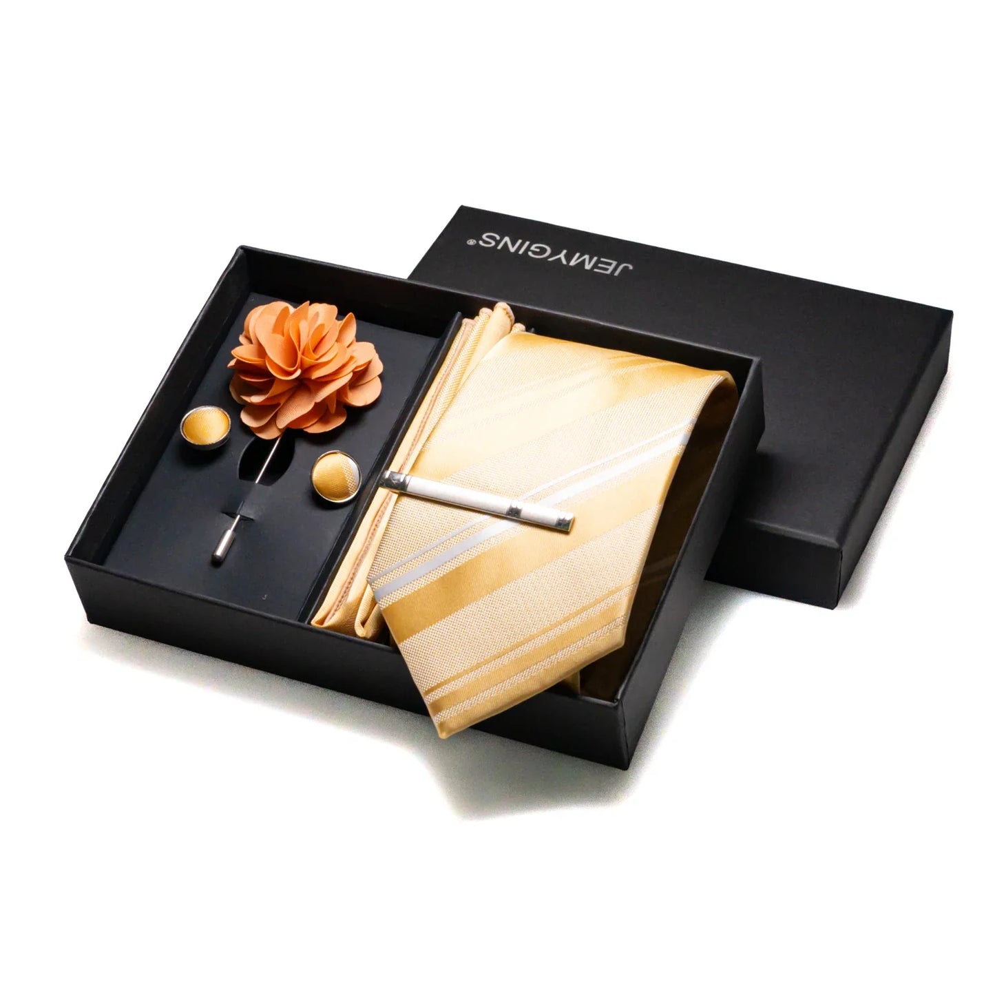 Valentines Gifts For Him Silk Tie Set With Cufflinks