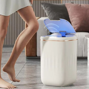 Smart Trash Can With Lid For Bedroom And Living Room