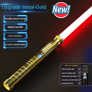 Upgraded Darth Maul Double-Bladed Rgb Lightsaber – 16 Colors