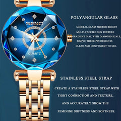 Starry Women'S Stainless Steel Watch