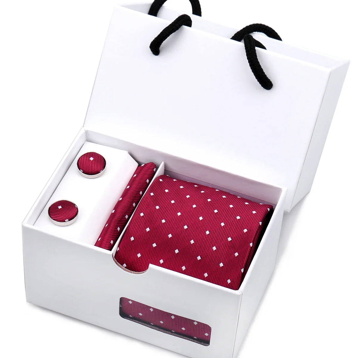 Mens Paisley Tie Gift Set With Box Valentines Gifts For Him
