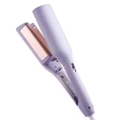 Foldable LCD 3-Barrel Ceramic Hair Curler for Waves