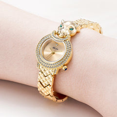 Lux Lioness Gold Quartz Watch 27Mm