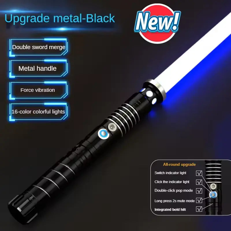 Upgraded Darth Maul Double-Bladed Rgb Lightsaber – 16 Colors