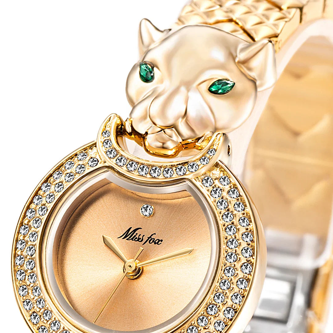 Lux Lioness Gold Quartz Watch 27Mm