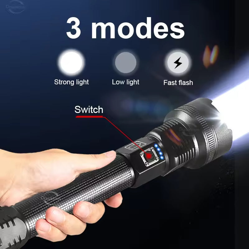 The Worlds Most Powerful Led Police Flashlight With Zoom 249485