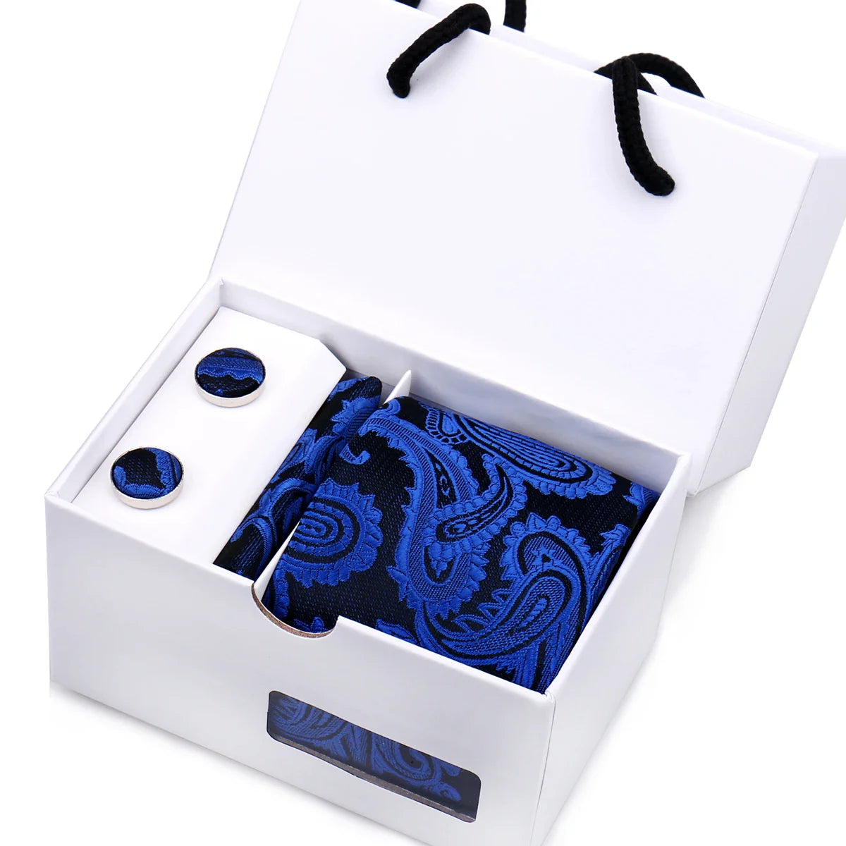 Mens Paisley Tie Gift Set With Box Valentines Gifts For Him