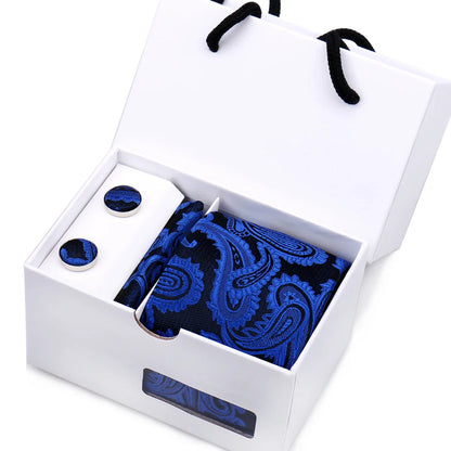 Mens Paisley Tie Gift Set With Box Valentines Gifts For Him
