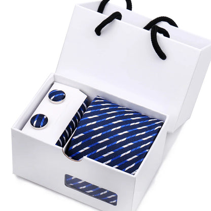 Mens Paisley Tie Gift Set With Box Valentines Gifts For Him