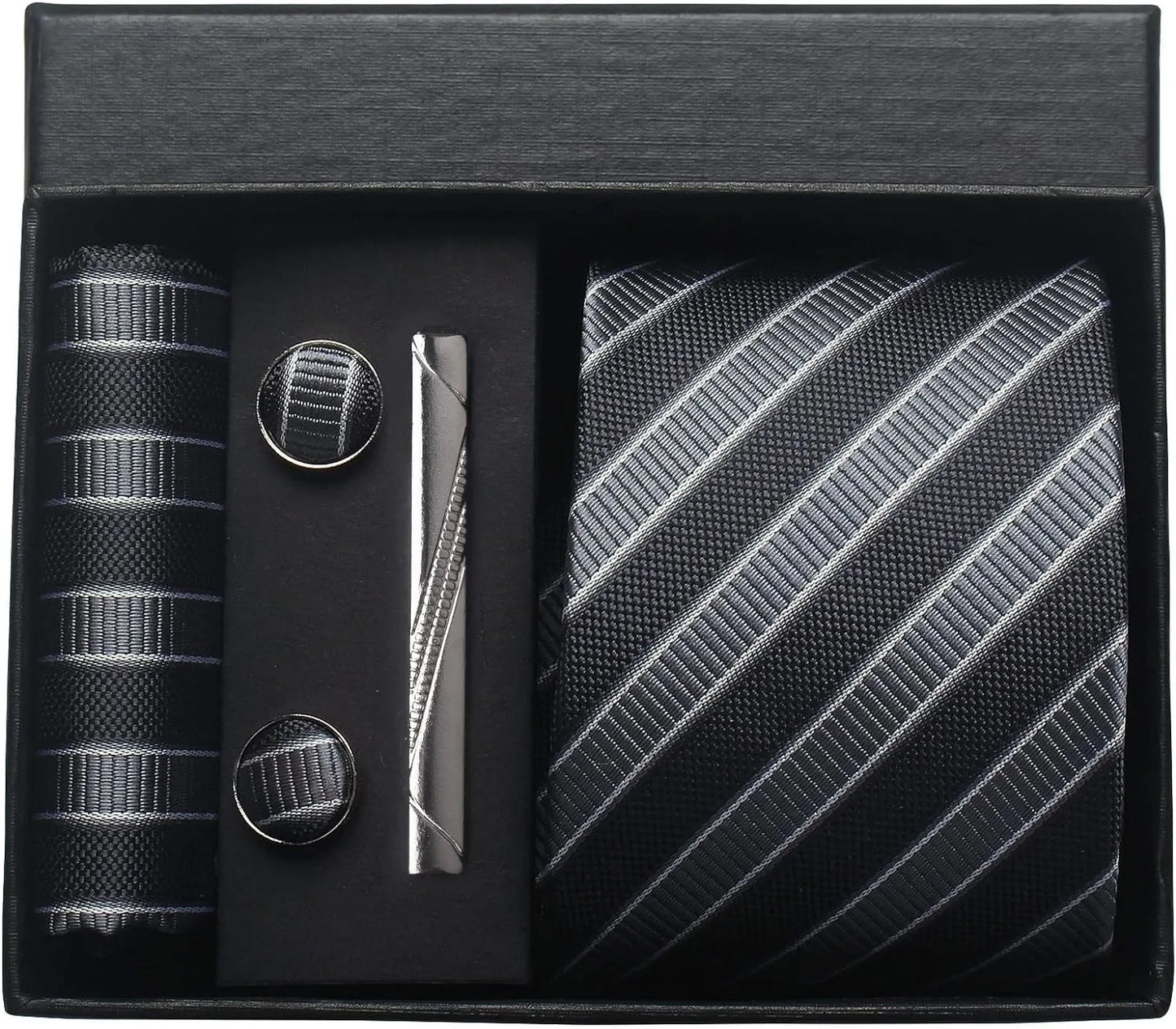 Valentines Gifts For Him Silk Necktie Set With Cufflinks