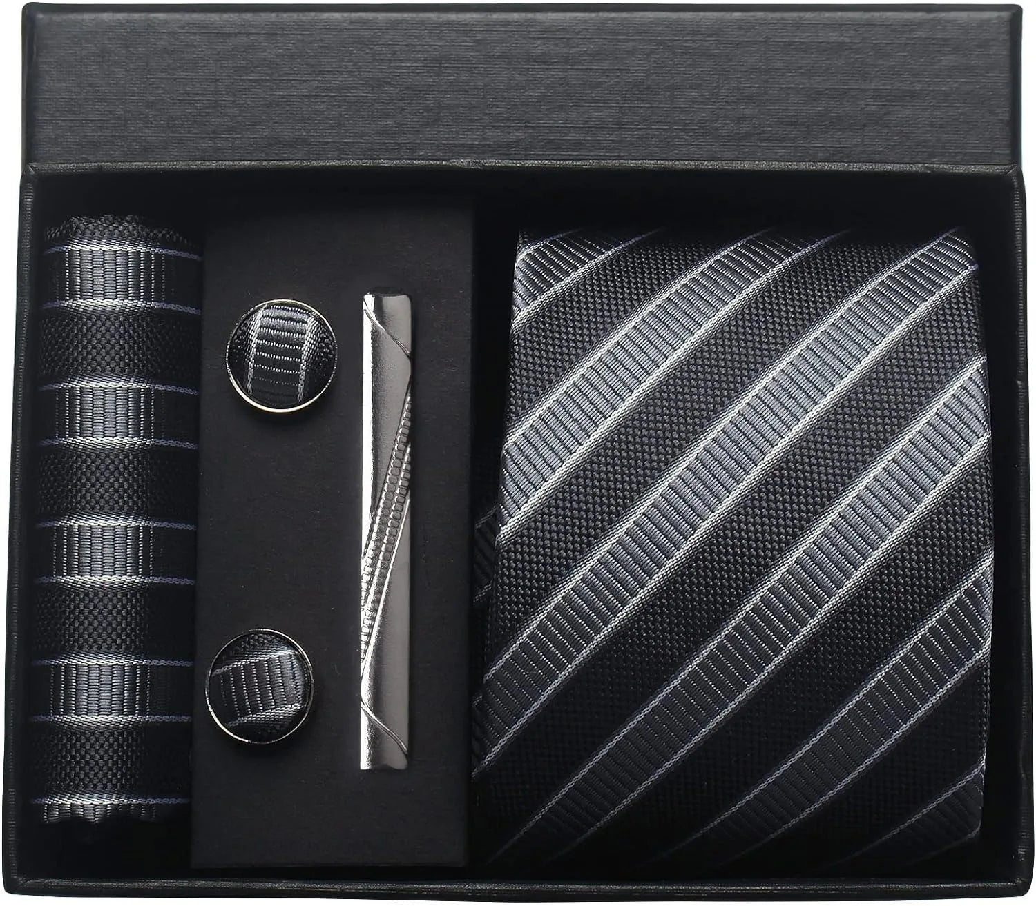 Valentines Gifts For Him Silk Necktie Set With Cufflinks