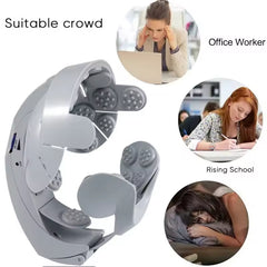 Electric Head Scalp Massager Brain Relax Vibration Head Massager Helmet Acupuncture Points Head
