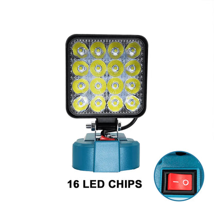 Portable Cordless LED Work Light for Makita Battery 1005007166073791-al