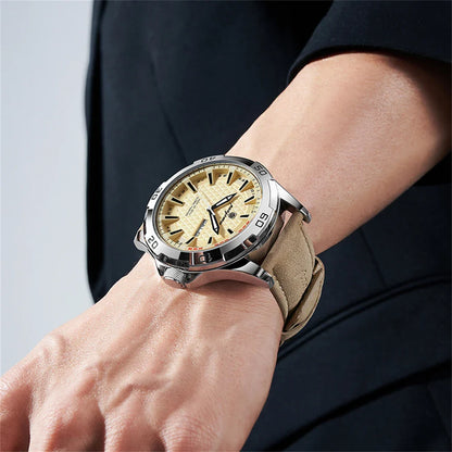 Valentines Gifts For Him Quartz Leather Strap Luminous Date Week Watch