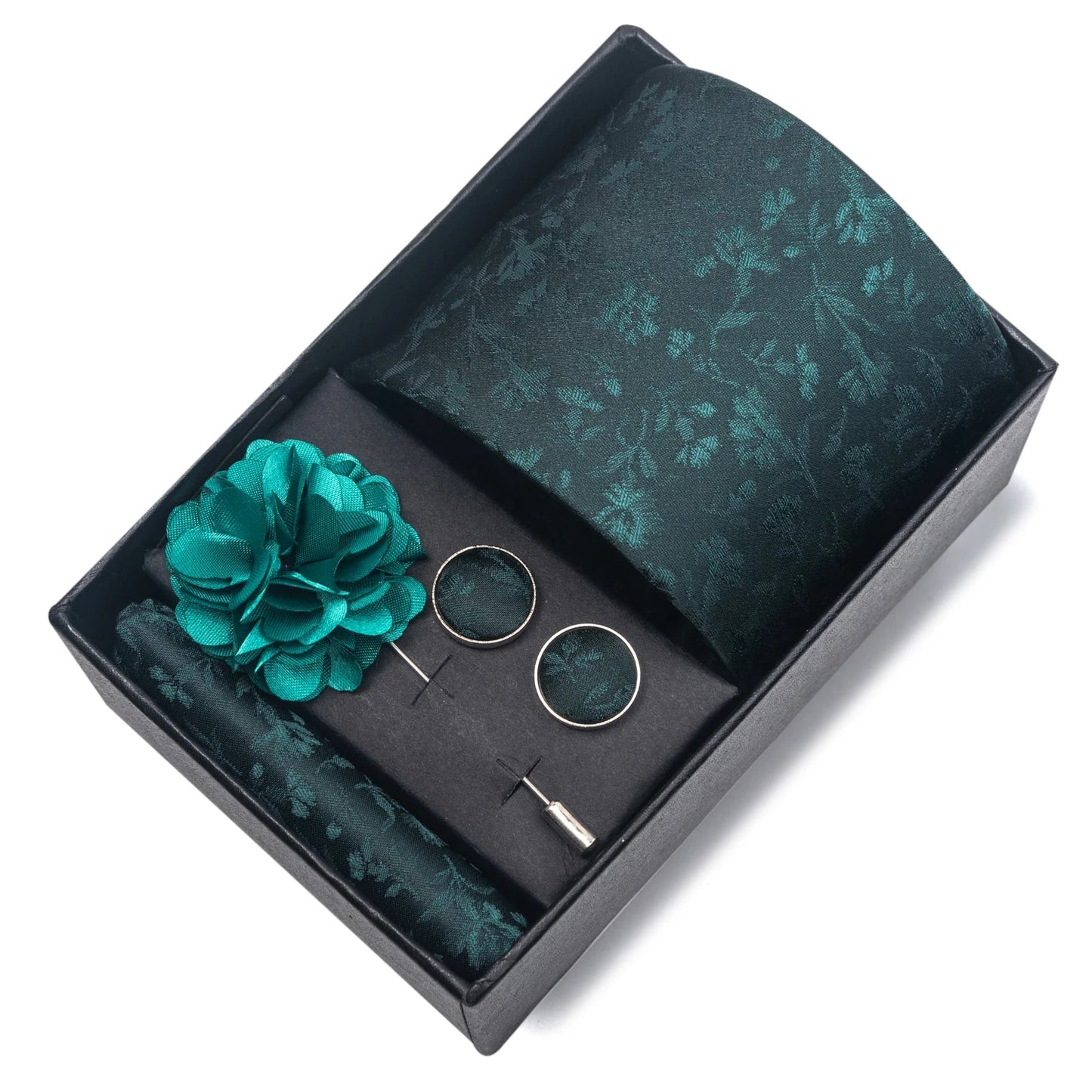 Valentines Gifts For Him Silk Necktie Set With Cufflinks