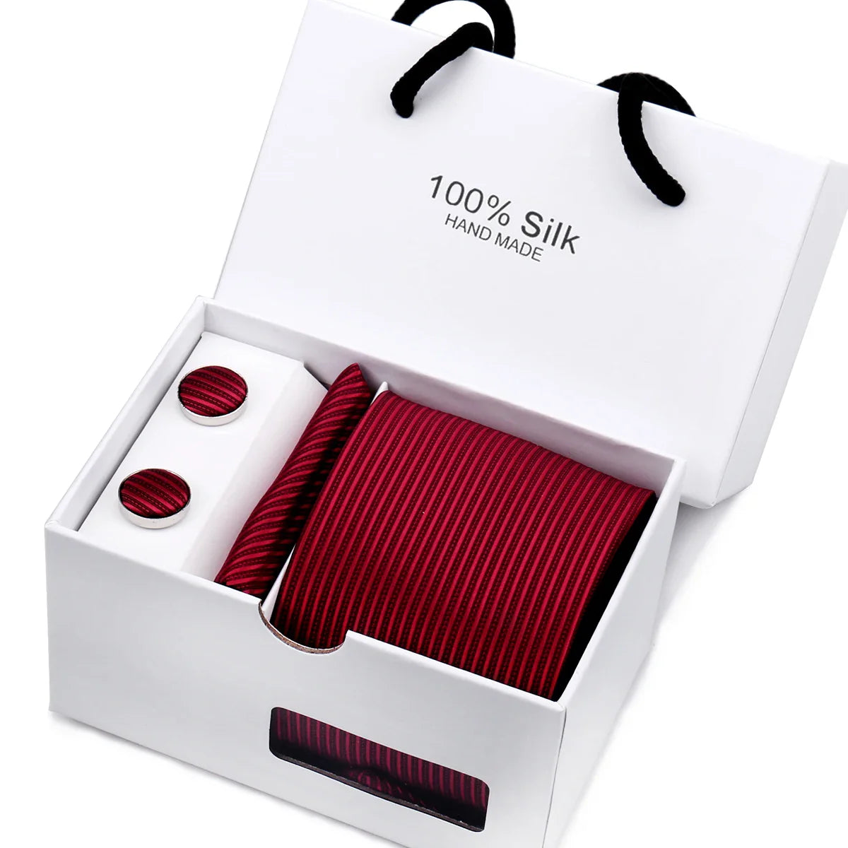 Mens Paisley Tie Gift Set With Box Valentines Gifts For Him