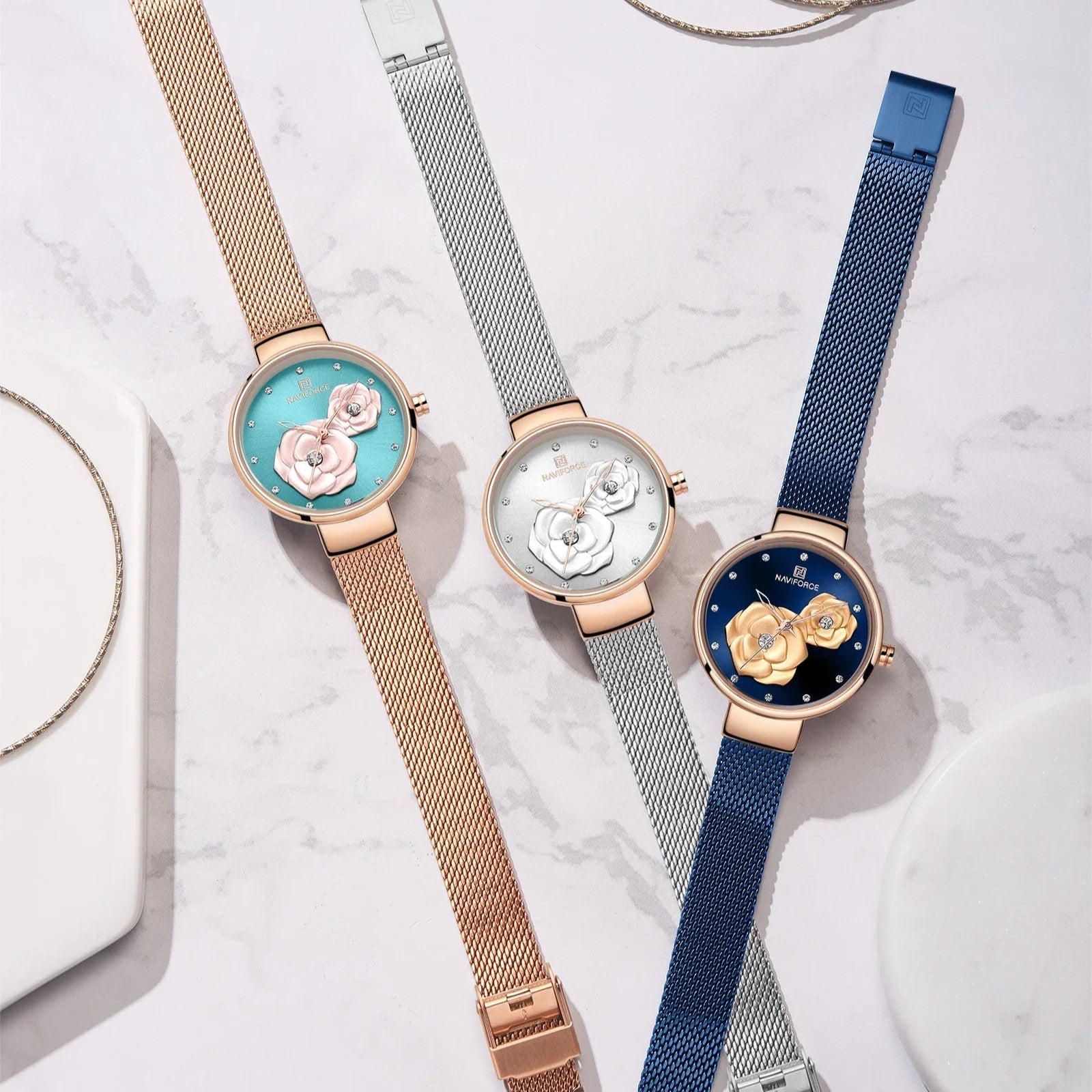 Rose Gold Stainless Steel Elegance Watch 32Mm