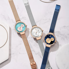 Rose Gold Stainless Steel Elegance Watch 32Mm
