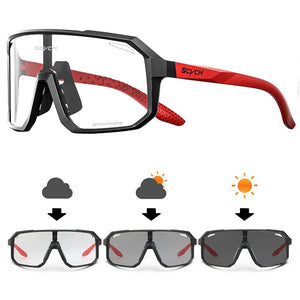 Cycling Glasses Photochromic Sunglasses Men Women Mountain Bike Road Eyewear Bicycle Riding Outdoor Sports Hiking Goggles