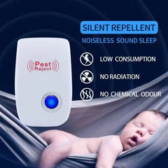 4PCS Reject Killer Electric Ultrasonic Pest Repeller