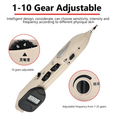 Electronic Acupuncture Pen Massage Therapy Device