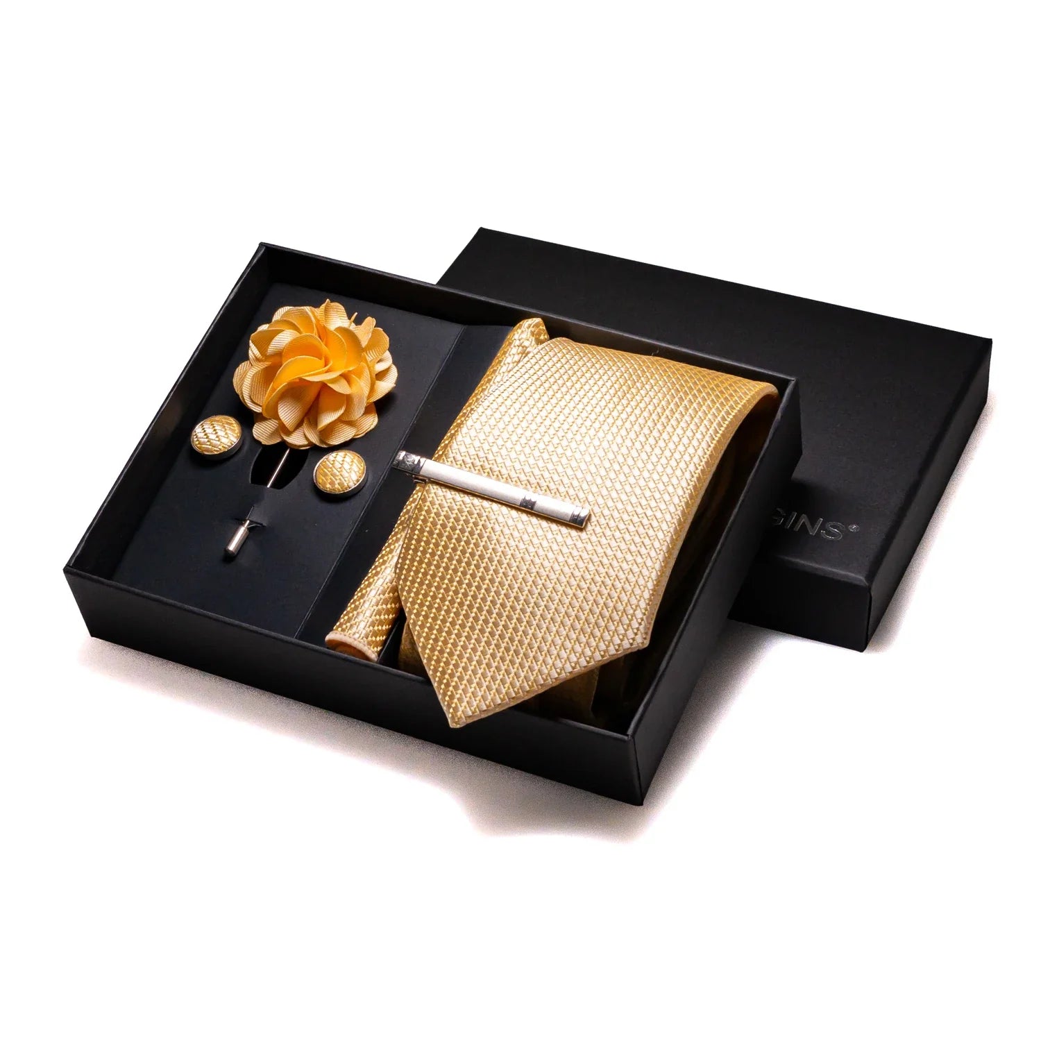 Valentines Gifts For Him Silk Tie Set With Cufflinks