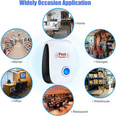 4PCS Reject Killer Electric Ultrasonic Pest Repeller