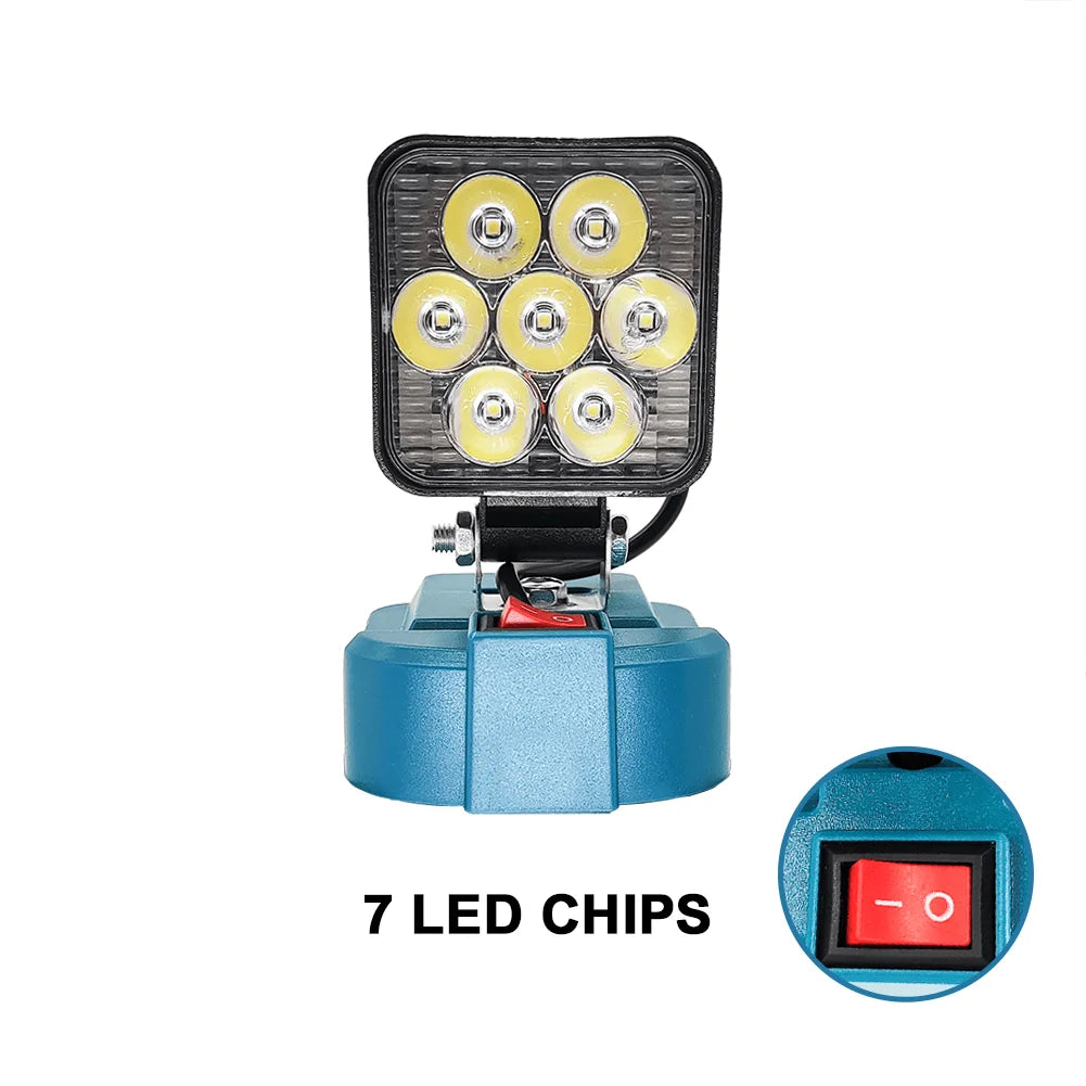 Portable Cordless LED Work Light for Makita Battery 1005007166073791-al