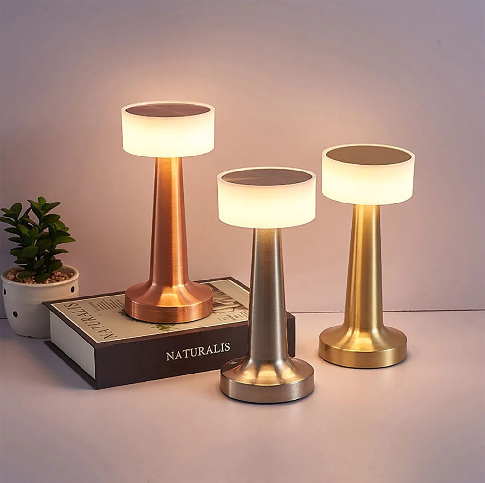 Elegant Chrome Table Lamp