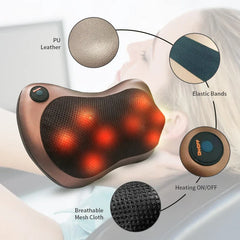 Shiatsu Massage Pillow for Neck, Back, and Waist