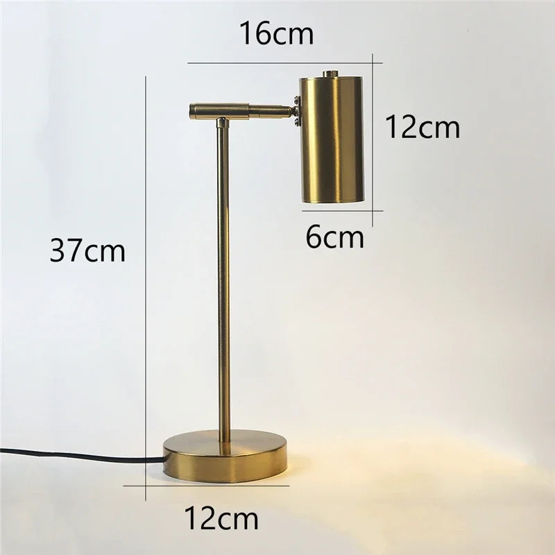 Modern Golden Table Lamp – Eye-Friendly Led Reading Light For Study, Bedroom, And Living Room Decor 14891208966468-1