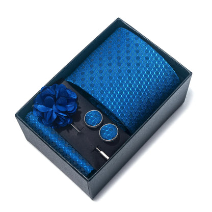 Valentines Gifts For Him Silk Necktie Set With Cufflinks