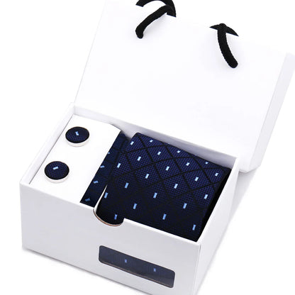 Mens Paisley Tie Gift Set With Box Valentines Gifts For Him