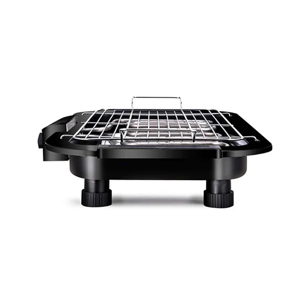 Smokeless Electric Indoor Outdoor BBQ Grill with Versatile Options