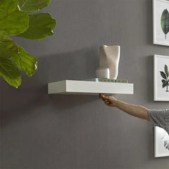 Concealed Wall Shelf With Hidden Compartment Storage