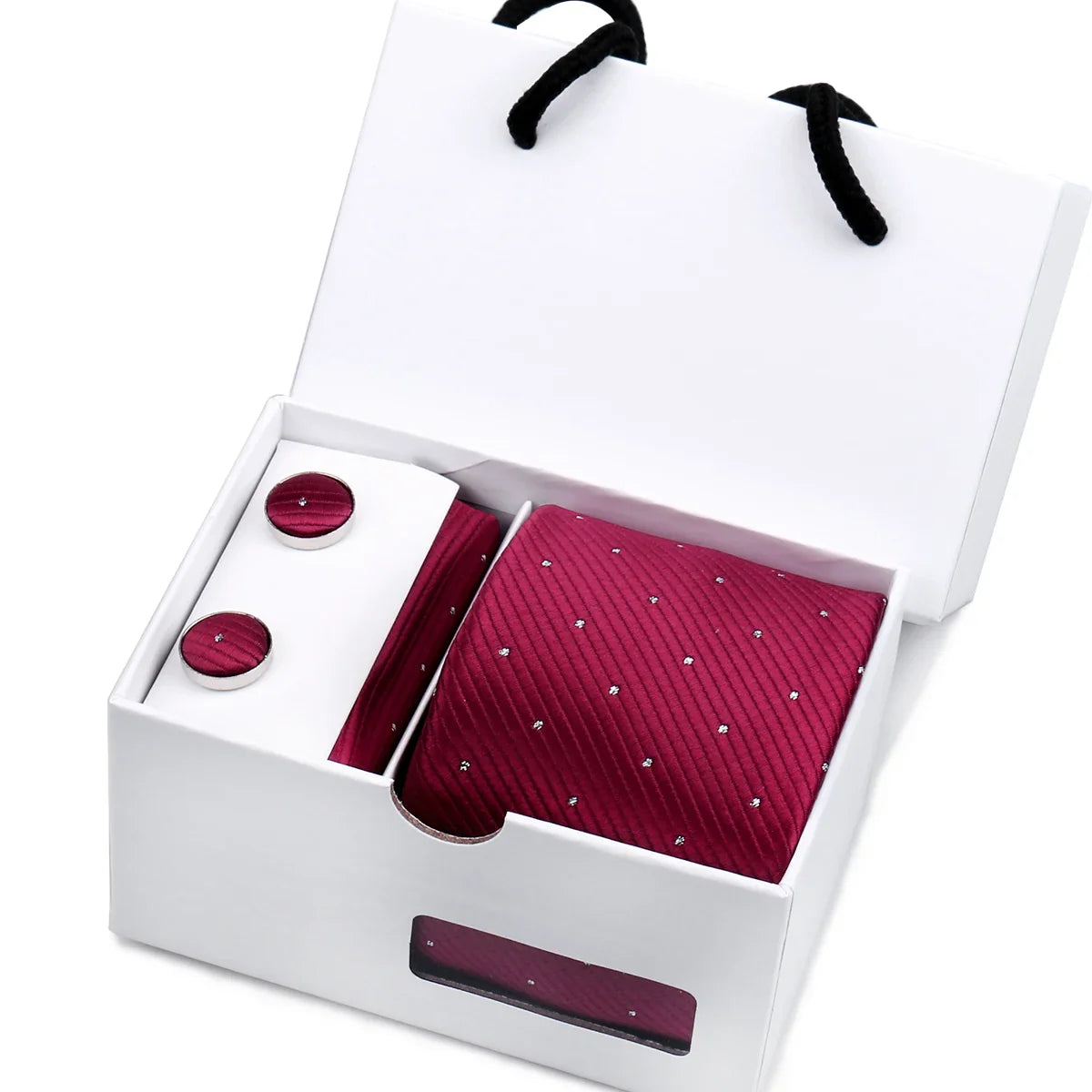 Mens Paisley Tie Gift Set With Box Valentines Gifts For Him