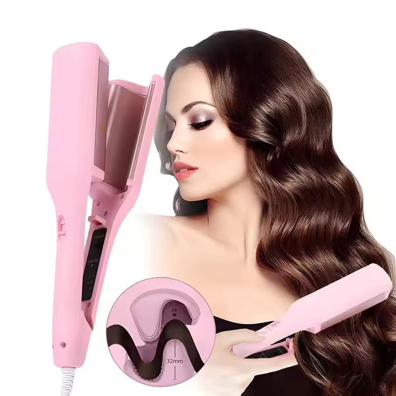 Foldable LCD Ceramic Hair Curler for Waves 342844
