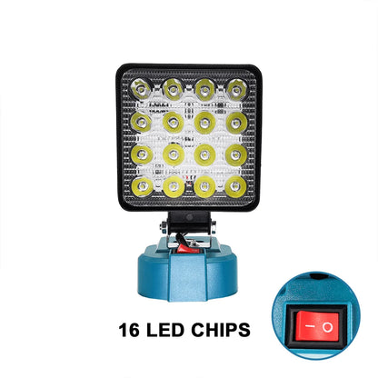 Portable Cordless LED Work Light for Makita Battery 1005007166073791-al