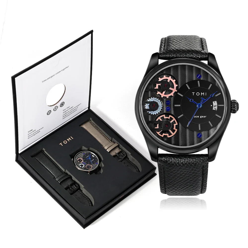 Valentines Gifts For Him Quartz Watch Gift Box Set Straps