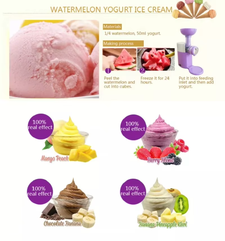 Frozen Fruit Ice Cream Machine 88008592-black