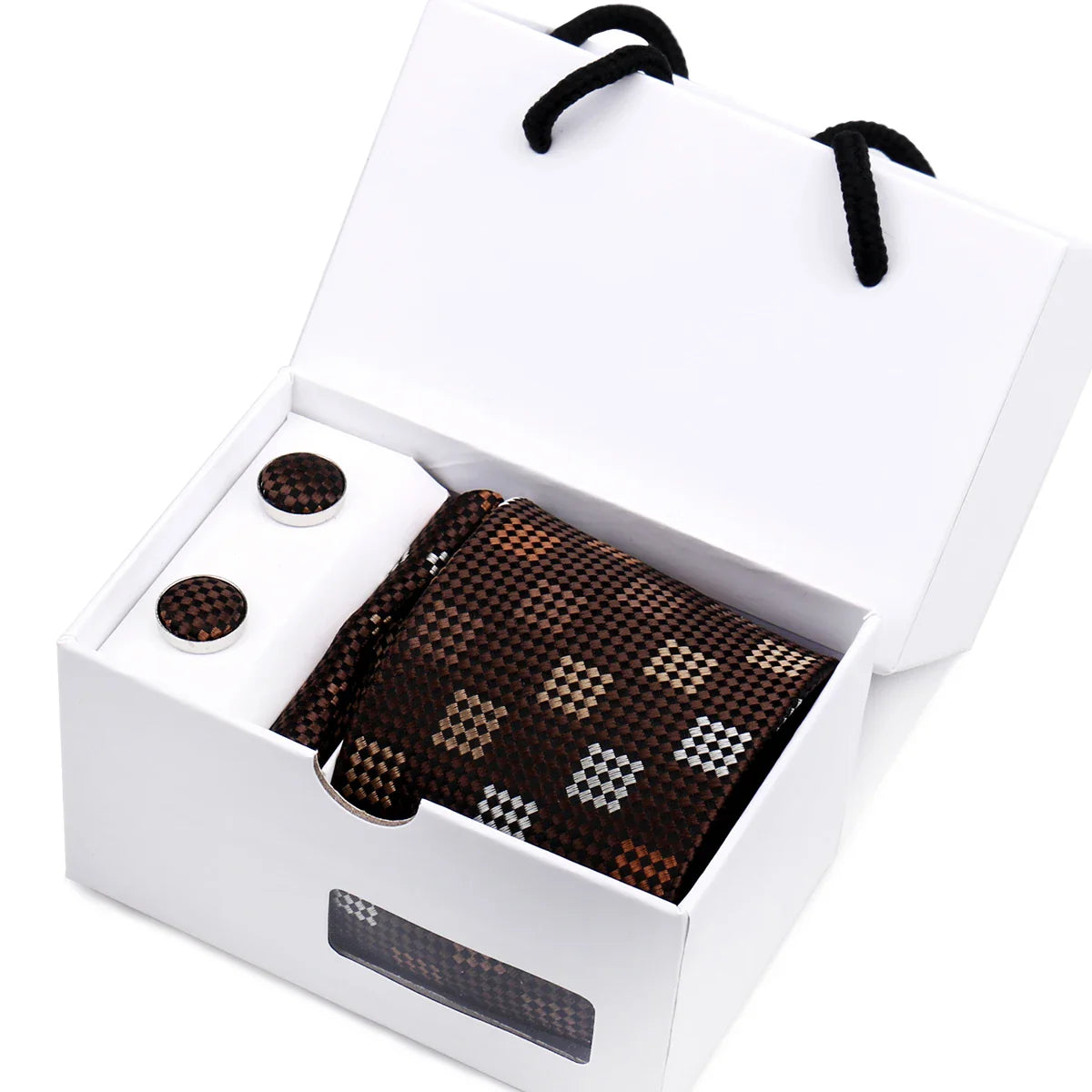 Mens Paisley Tie Gift Set With Box Valentines Gifts For Him