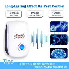 4PCS Reject Killer Electric Ultrasonic Pest Repeller