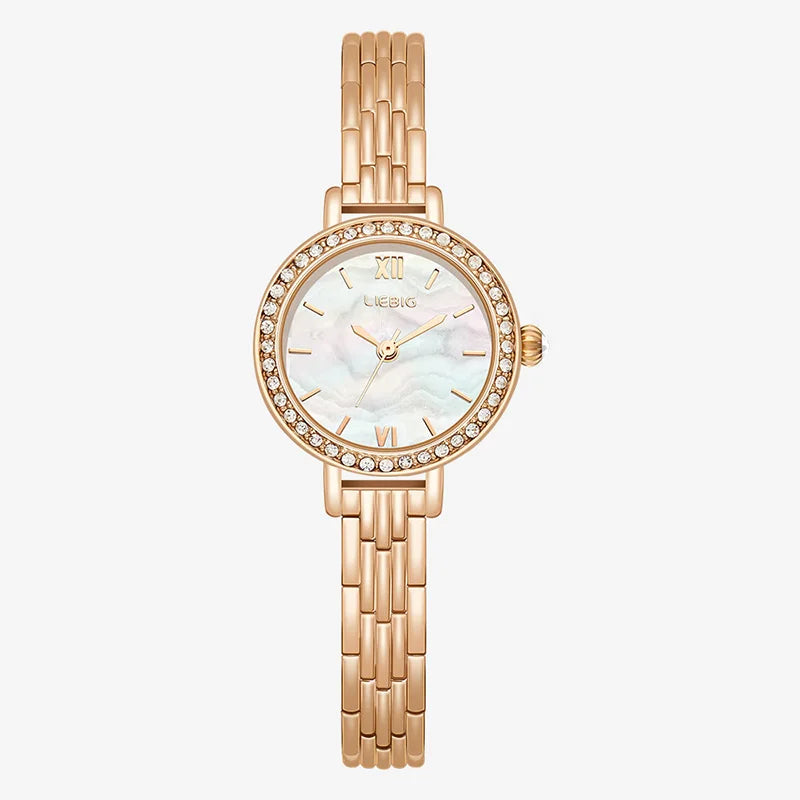 Quartz Elegance Women'S Gold Watch 25Mm